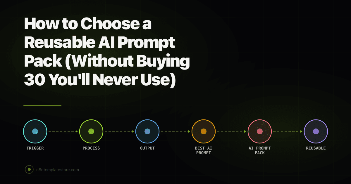 How to Choose a Reusable AI Prompt Pack (Without Buying 30 You'll Never Use)